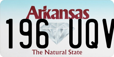 AR license plate 196UQV