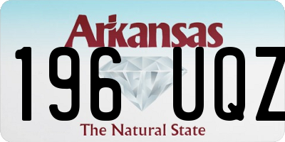 AR license plate 196UQZ