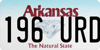 AR license plate 196URD