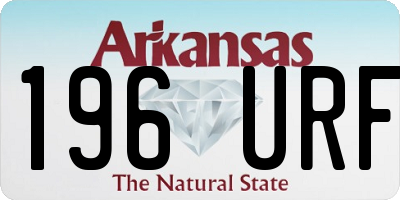 AR license plate 196URF