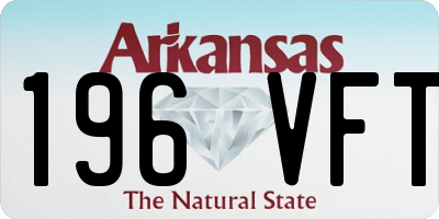 AR license plate 196VFT