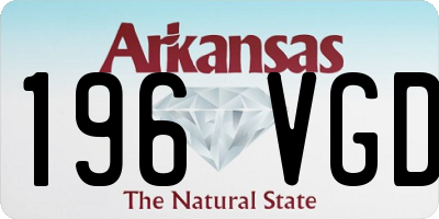 AR license plate 196VGD