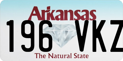 AR license plate 196VKZ