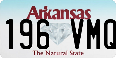 AR license plate 196VMQ