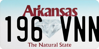 AR license plate 196VNN