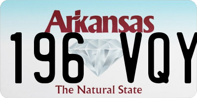 AR license plate 196VQY