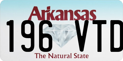 AR license plate 196VTD