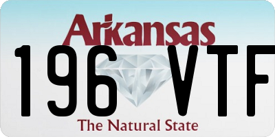 AR license plate 196VTF