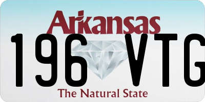 AR license plate 196VTG