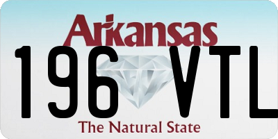 AR license plate 196VTL