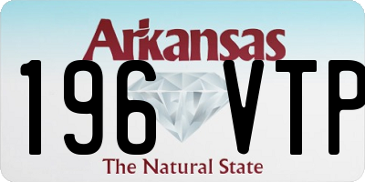 AR license plate 196VTP