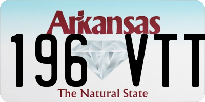 AR license plate 196VTT