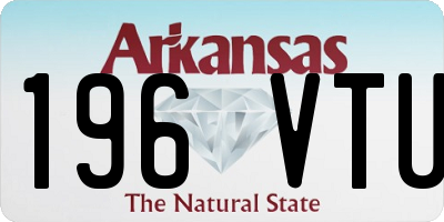 AR license plate 196VTU