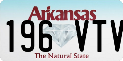 AR license plate 196VTV