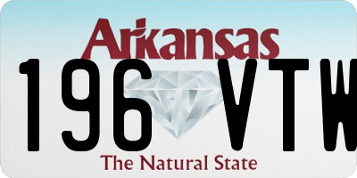 AR license plate 196VTW