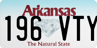 AR license plate 196VTY