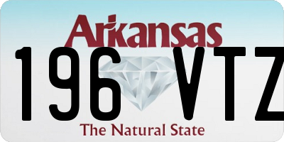 AR license plate 196VTZ