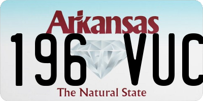 AR license plate 196VUC