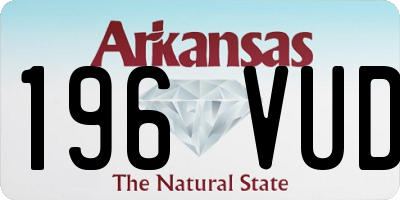 AR license plate 196VUD