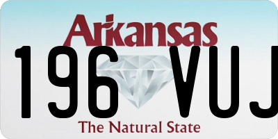 AR license plate 196VUJ