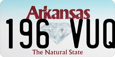 AR license plate 196VUQ