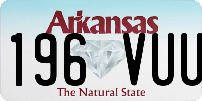 AR license plate 196VUU