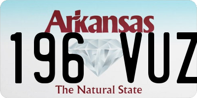 AR license plate 196VUZ