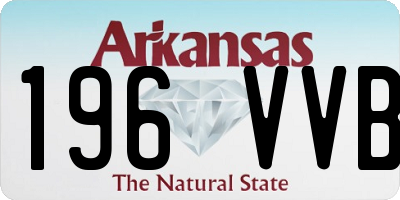 AR license plate 196VVB