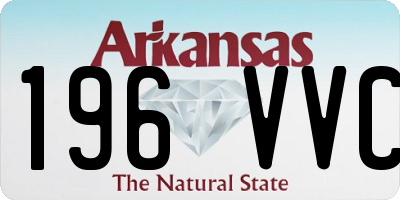 AR license plate 196VVC