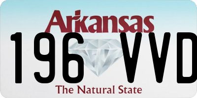 AR license plate 196VVD