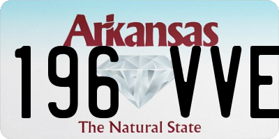 AR license plate 196VVE