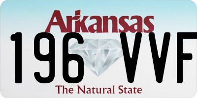 AR license plate 196VVF