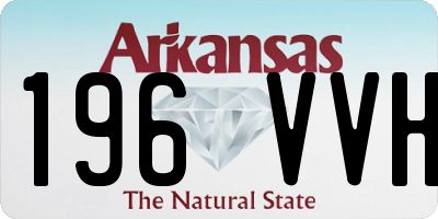 AR license plate 196VVH