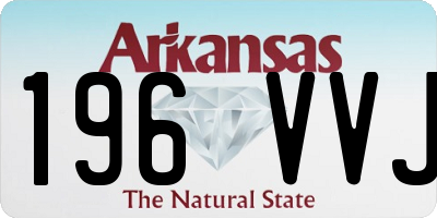 AR license plate 196VVJ