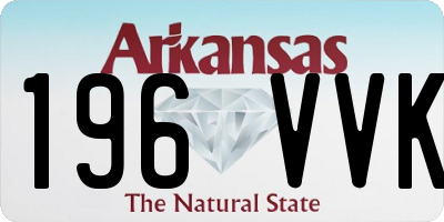 AR license plate 196VVK