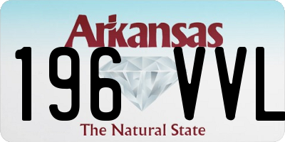 AR license plate 196VVL