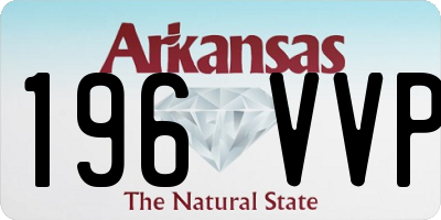 AR license plate 196VVP
