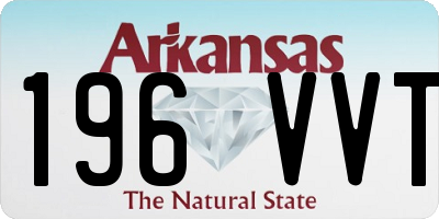 AR license plate 196VVT