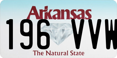 AR license plate 196VVW