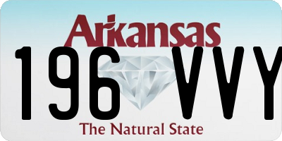AR license plate 196VVY