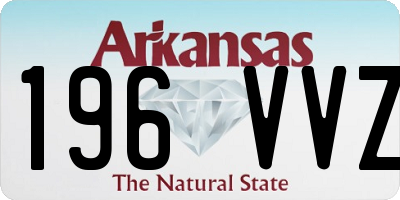 AR license plate 196VVZ