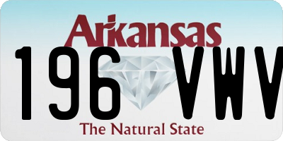 AR license plate 196VWV