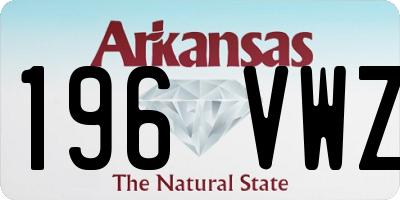 AR license plate 196VWZ