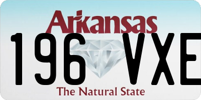 AR license plate 196VXE