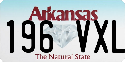 AR license plate 196VXL