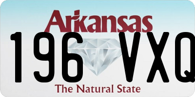 AR license plate 196VXQ