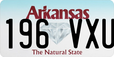 AR license plate 196VXU