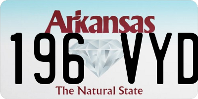 AR license plate 196VYD