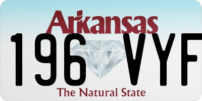 AR license plate 196VYF