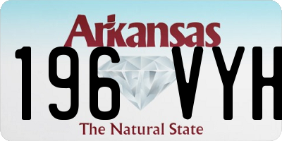 AR license plate 196VYH